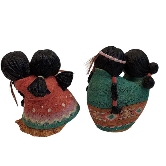 Vtg Friends Of The Feather Figurines Enesco Lot Beauty Hug Love For Many Moons - Picture 7 of 16